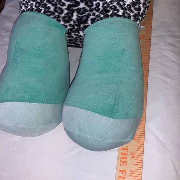 Hippo plush Sugar Loaf Cuddly Cave cheetah tarzan teal color soft 20" leopard - Picture 3 of 8